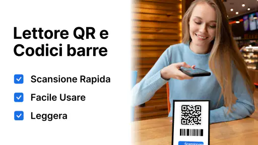 Lettore QR e Codici a barre 1