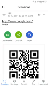 Lettore QR (Italiano) screenshot