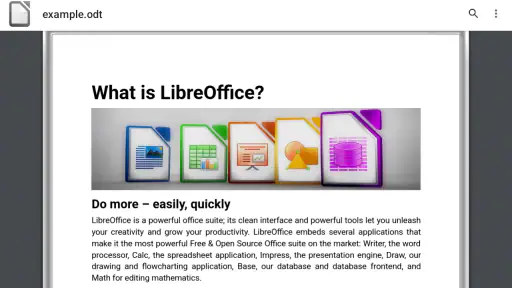 LibreOffice Viewer 6