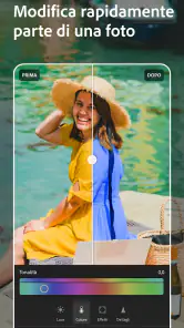 Lightroom video e foto editor screenshot