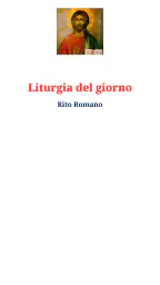 Liturgia e Preghiere 2