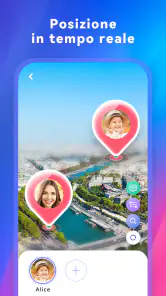 Localizzatore famiglia traccia screenshot