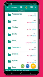 Magazzino e inventario screenshot