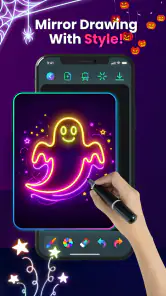 Magic Doodle: Glow Art Drawing screenshot