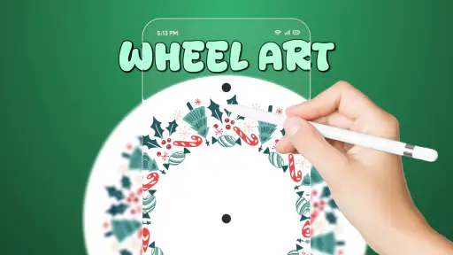 Magic Wheel - Spin Art Drawing 7