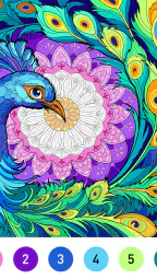 Mandala Color by Number Book 6