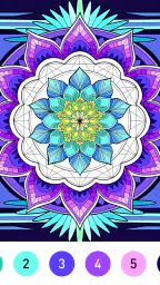 Mandala Color by Number Book 8