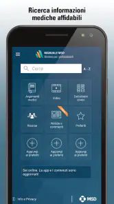 Manuale MSD Professionisti screenshot