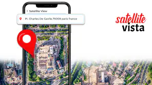 Mappa terrestre satellitare screenshot