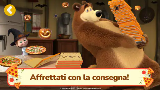 Masha e Orso: La Pizzeria! 4