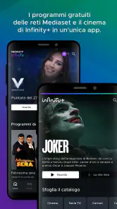 Mediaset Infinity TV screenshot