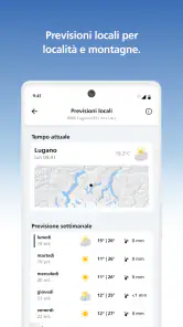 MeteoSwiss screenshot