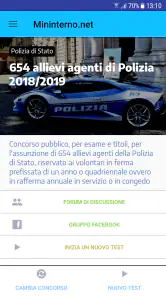 Mininterno Concorsi screenshot