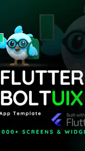 Modello di app Flutter UI screenshot