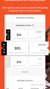 ModeSens: Purchase Assistant screenshot