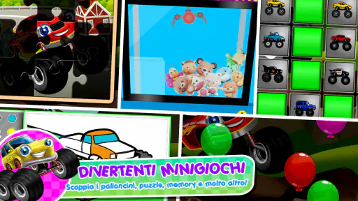 Monster Trucks Game for Kids 2 3