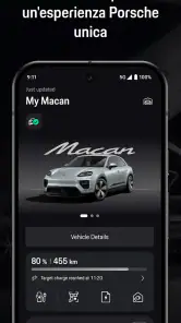 My Porsche screenshot