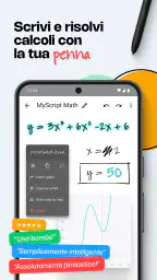 MyScript Math: calcola,traccia 1