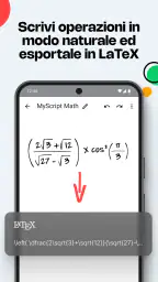 MyScript Math: calcola,traccia 4