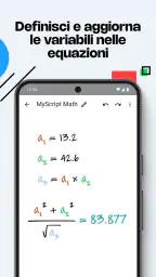 MyScript Math: calcola,traccia 7