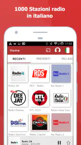 myTuner Online Radio Italia screenshot