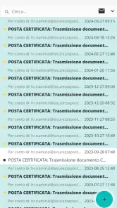 Namirial PEC screenshot