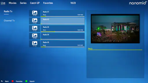 Nanomid IPTV Player 3