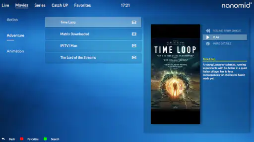 Nanomid IPTV Player 4
