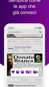 Necrologi24 screenshot