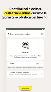 Norton Family parental control screenshot