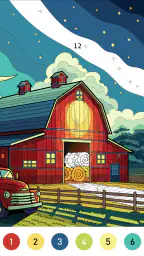 Nostalgia Color by number game 2