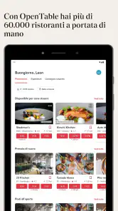 OpenTable screenshot