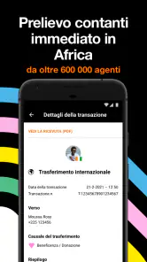 Orange Money Europa: Bonifico screenshot
