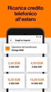 Orange Money Europa: Bonifico screenshot