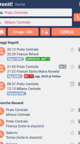 Orari Treni + Ritardi + Prezzi screenshot