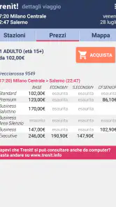 Orari Treni + Ritardi + Prezzi screenshot