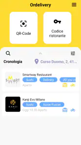 Ordelivery screenshot
