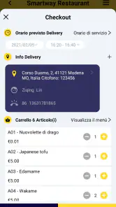 Ordelivery screenshot