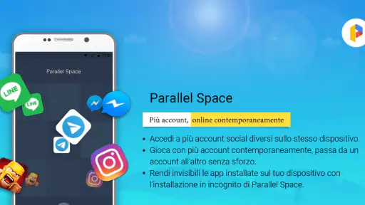 Parallel Space -acct. multipli 5