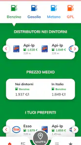 Pieno+: prezzi benzina diesel screenshot