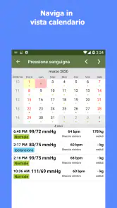 Pressione Sanguigna arteriosa screenshot