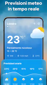Previsioni del tempo con radar screenshot
