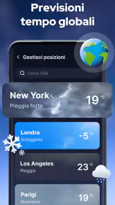 Previsioni del tempo con radar screenshot