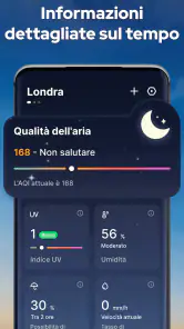 Previsioni del tempo con radar screenshot