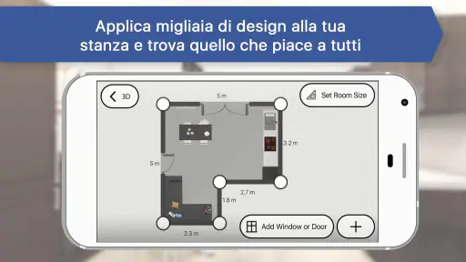 Progetto di cucina e arredo 3D 4