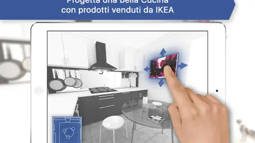 Progetto di cucina e arredo 3D 5