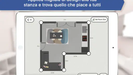 Progetto di cucina e arredo 3D 8