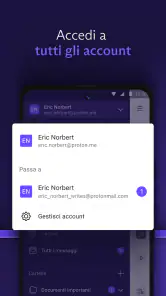 Proton Mail: Email cifrate screenshot