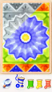 Punto croce magico: Pixel art screenshot