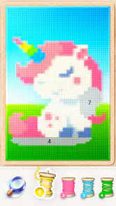 Punto croce magico: Pixel art screenshot